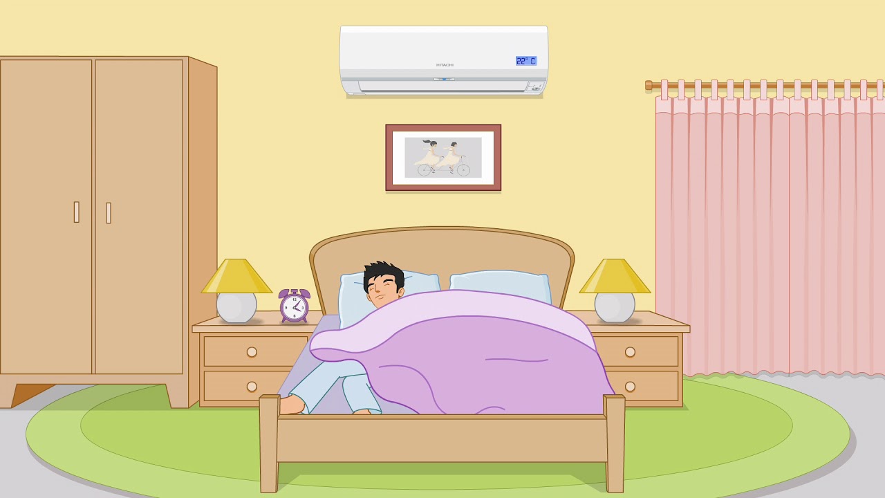 Hitachi AC 2D Animated Ad